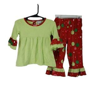 Tara Collection Girls polka‎ dot 2 pc 24mth set